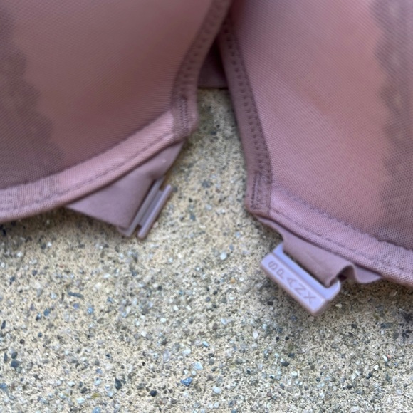 NEW Spanx BRA-LLELUJAH Illusion Lace Full Coverage Bra Café Vintage Rose Sz 34D - Foto 4